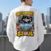 "Seoul Awaits" Unisex Longsleeve T-shirt | Gildan 2400