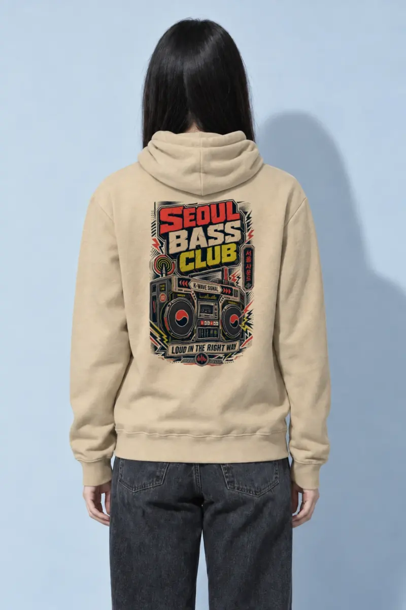 "Seoul Bass Club" Heavy Blend Unisex Pullover Hoodie