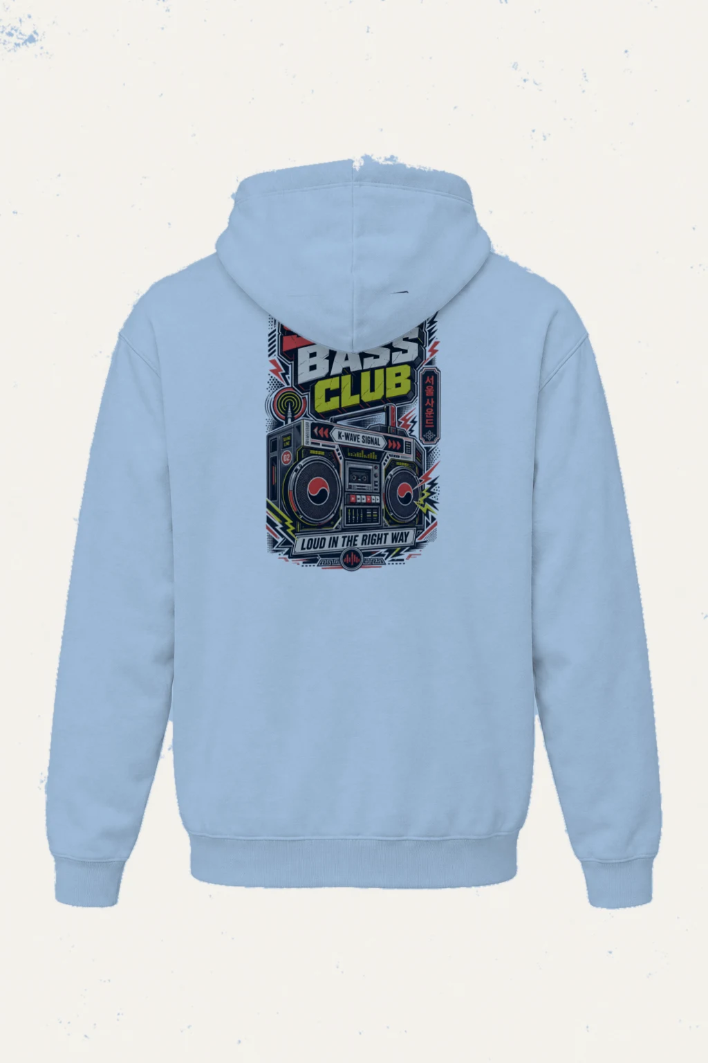 "Seoul Bass Club" Heavy Blend Unisex Pullover Hoodie | Gildan 18500