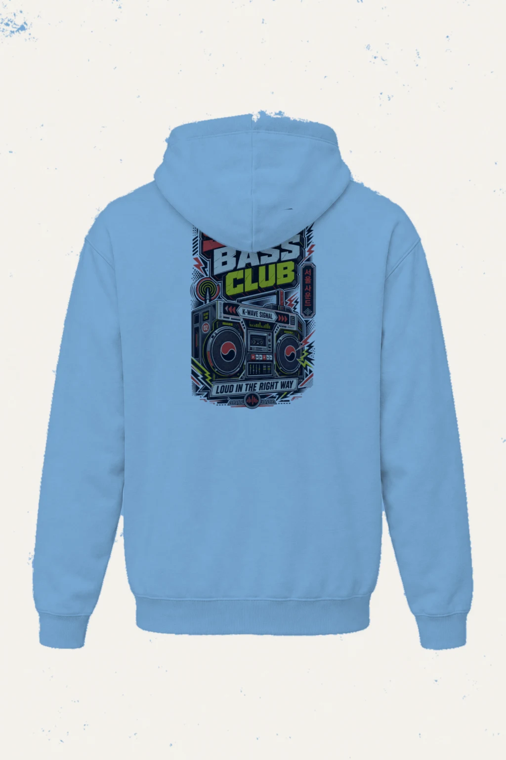 "Seoul Bass Club" Heavy Blend Unisex Pullover Hoodie | Gildan 18500