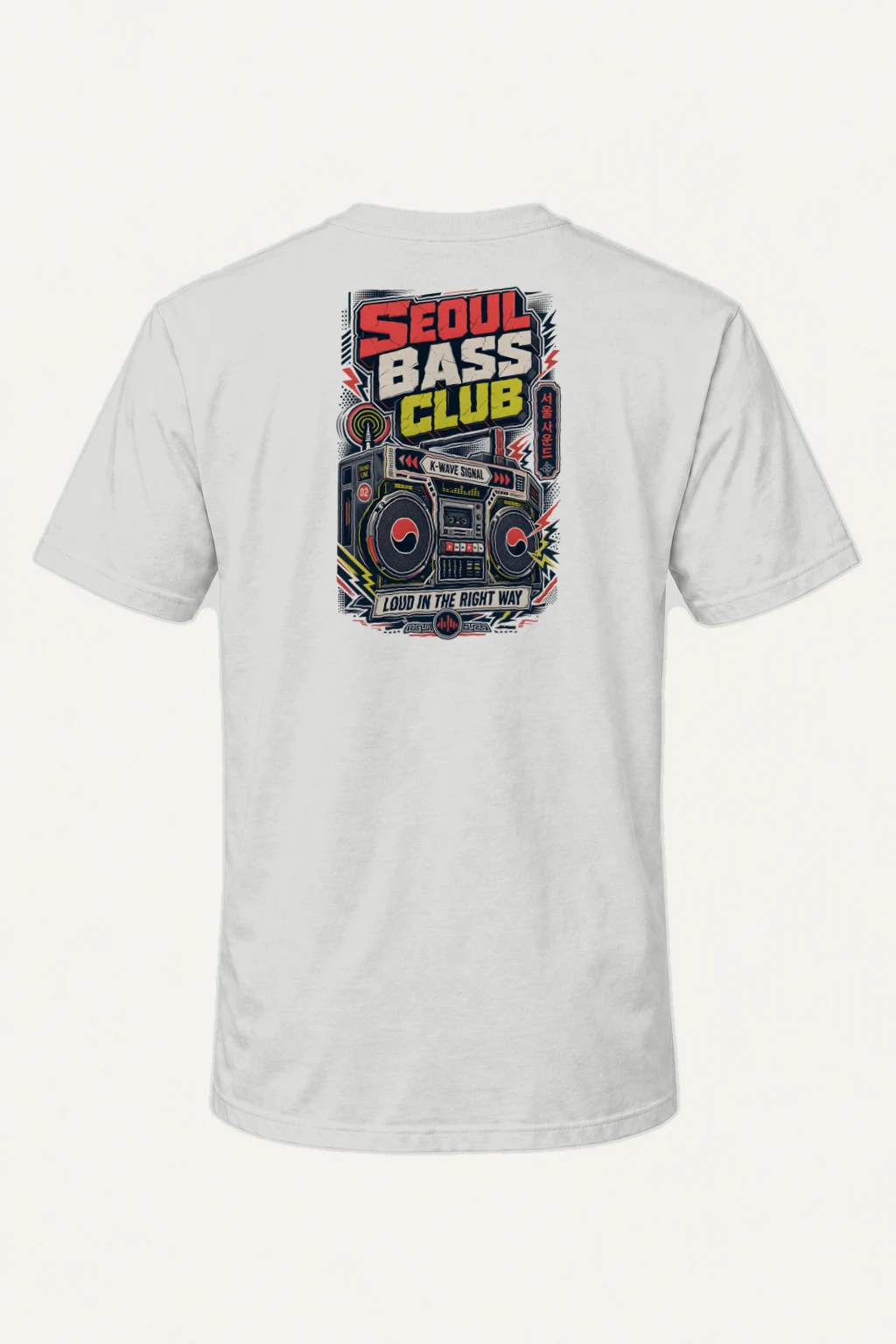 "Seoul Bass Club" Heavyweight Unisex Crewneck T-shirt | Gildan 5000