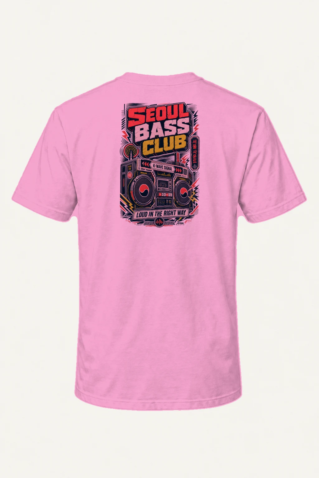 "Seoul Bass Club" Heavyweight Unisex Crewneck T-shirt | Gildan 5000