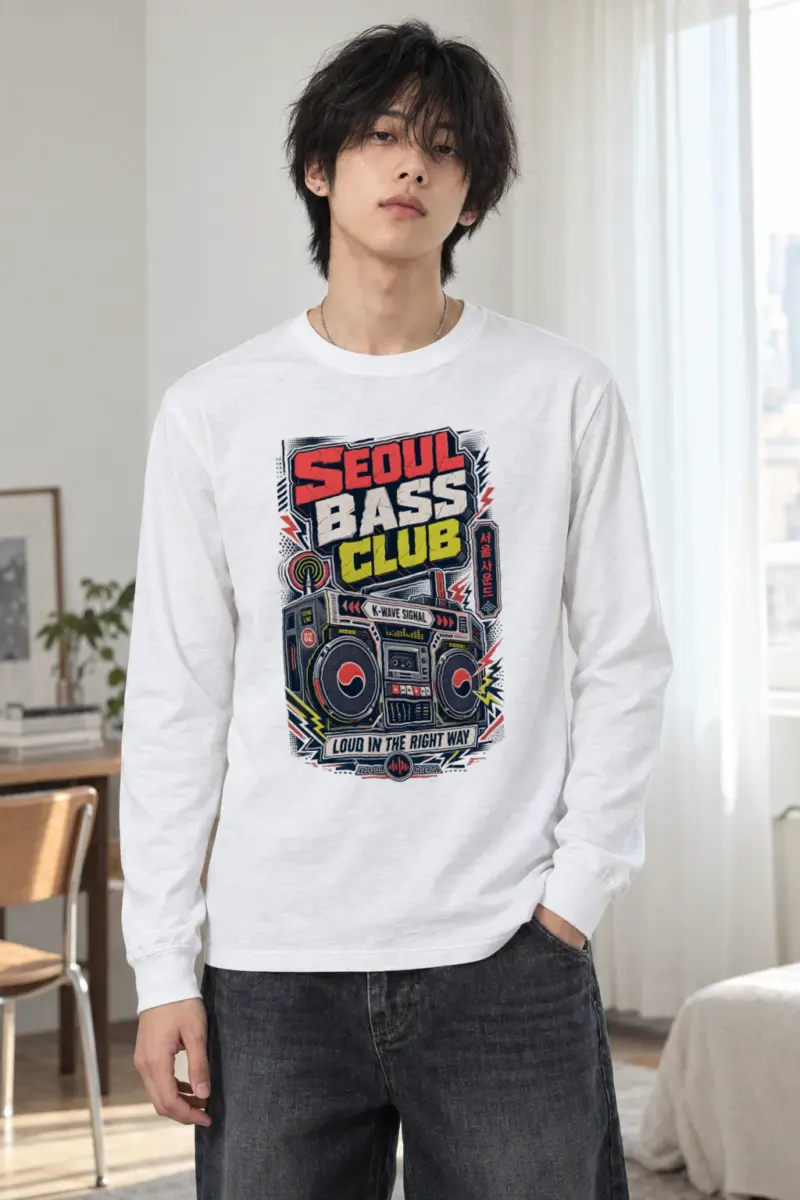 "Seoul Bass Club" Unisex Longsleeve T-shirt
