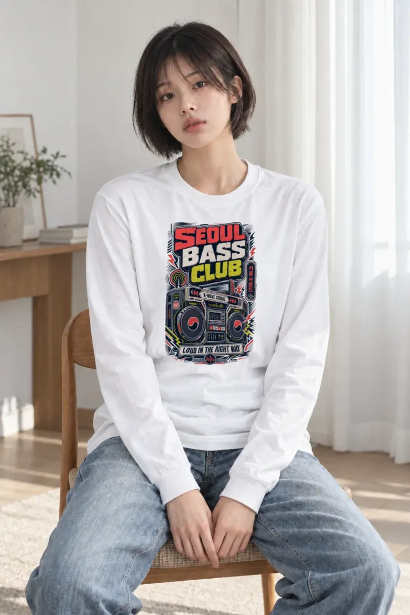 "Seoul Bass Club" Unisex Longsleeve T-shirt