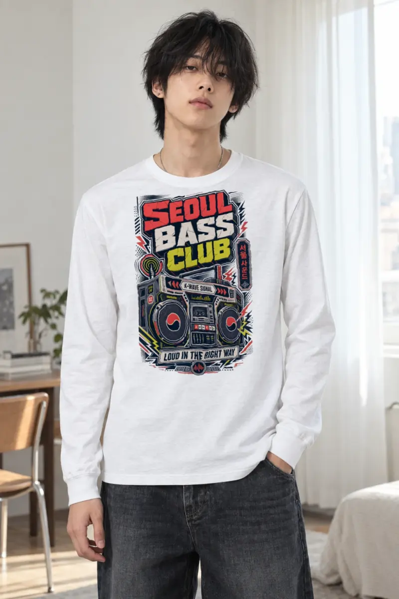 "Seoul Bass Club" Unisex Longsleeve T-shirt