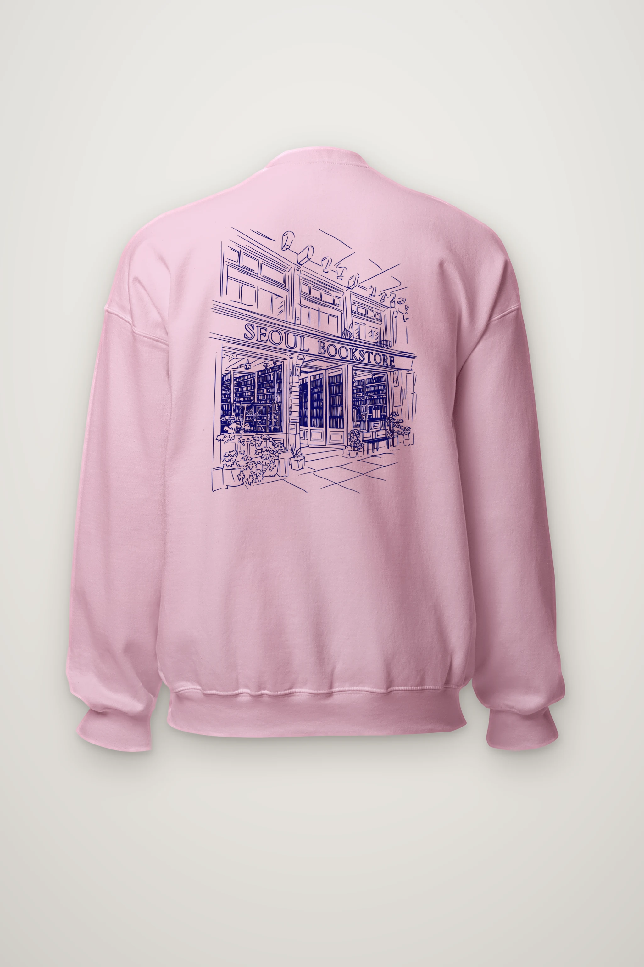 "Seoul Bookstore" Heavy Blend Unisex Crewneck Sweatshirt