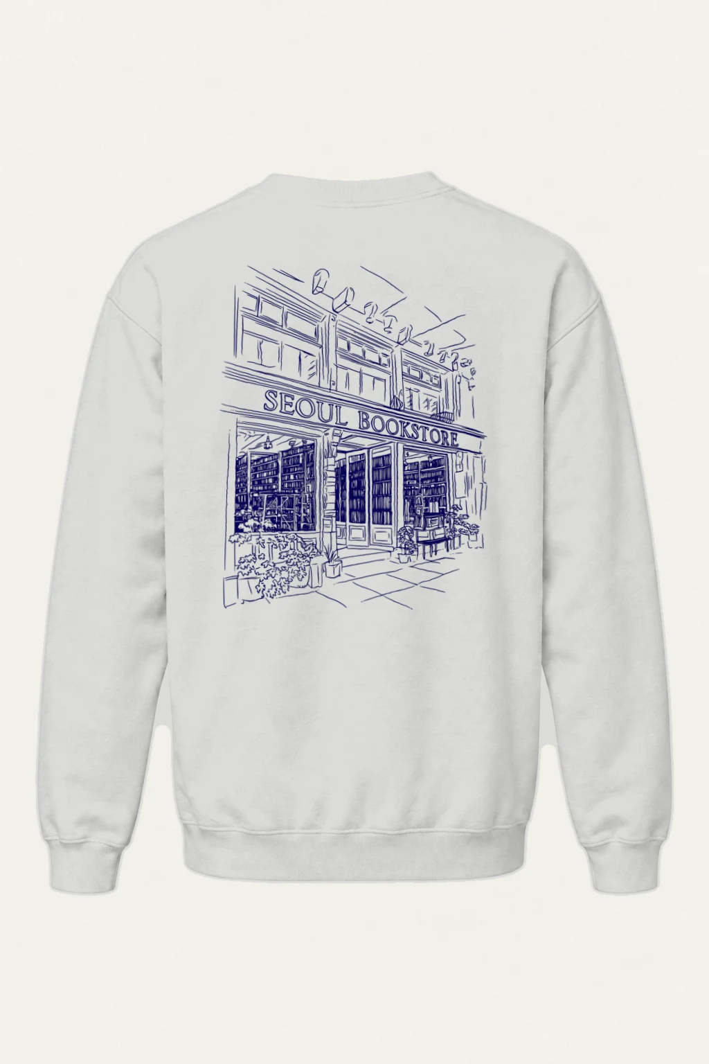 "Seoul Bookstore" Heavy Blend Unisex Crewneck Sweatshirt | Gildan 18000