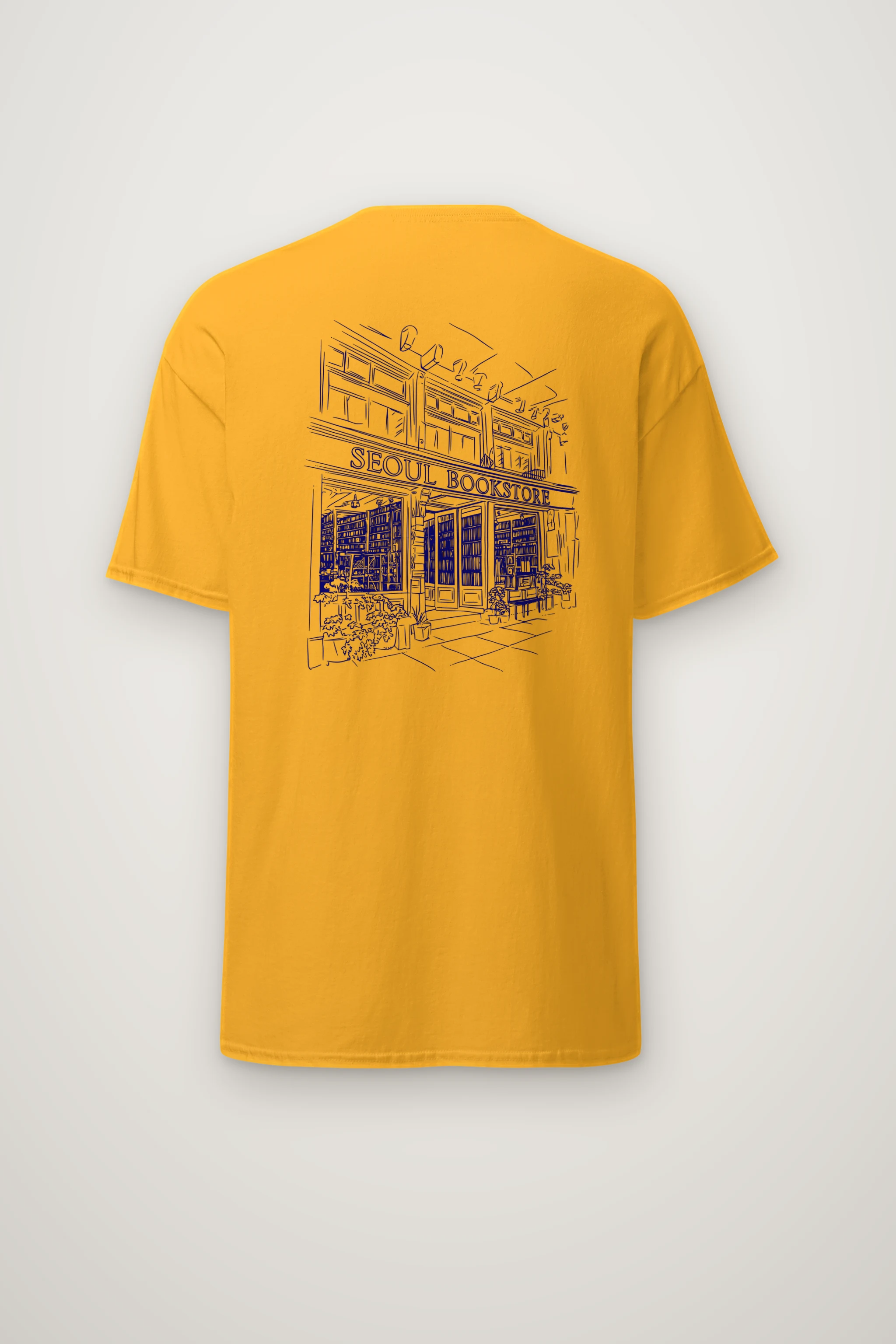 "Seoul Bookstore" Heavyweight Unisex Crewneck T-shirt