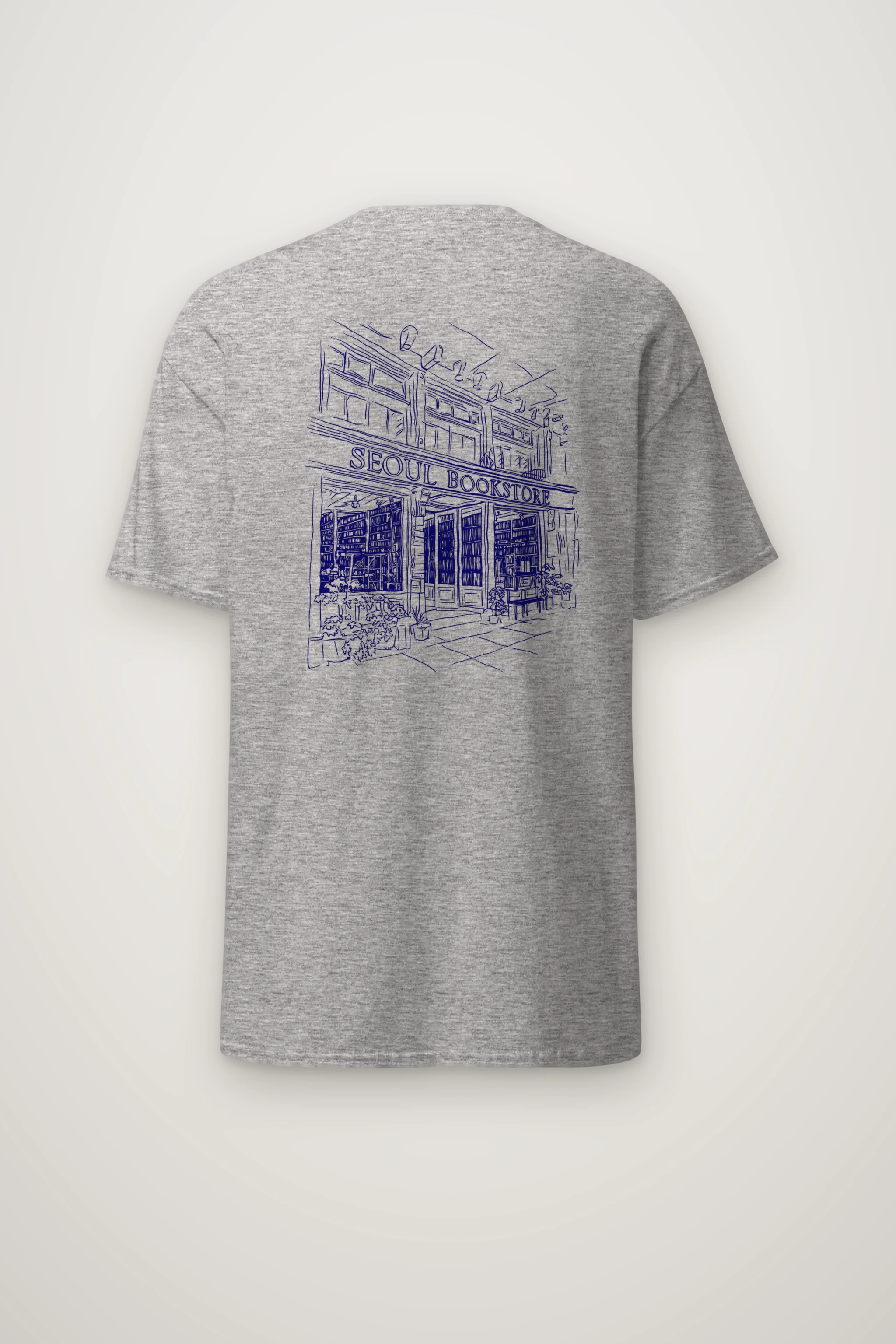 "Seoul Bookstore" Heavyweight Unisex Crewneck T-shirt