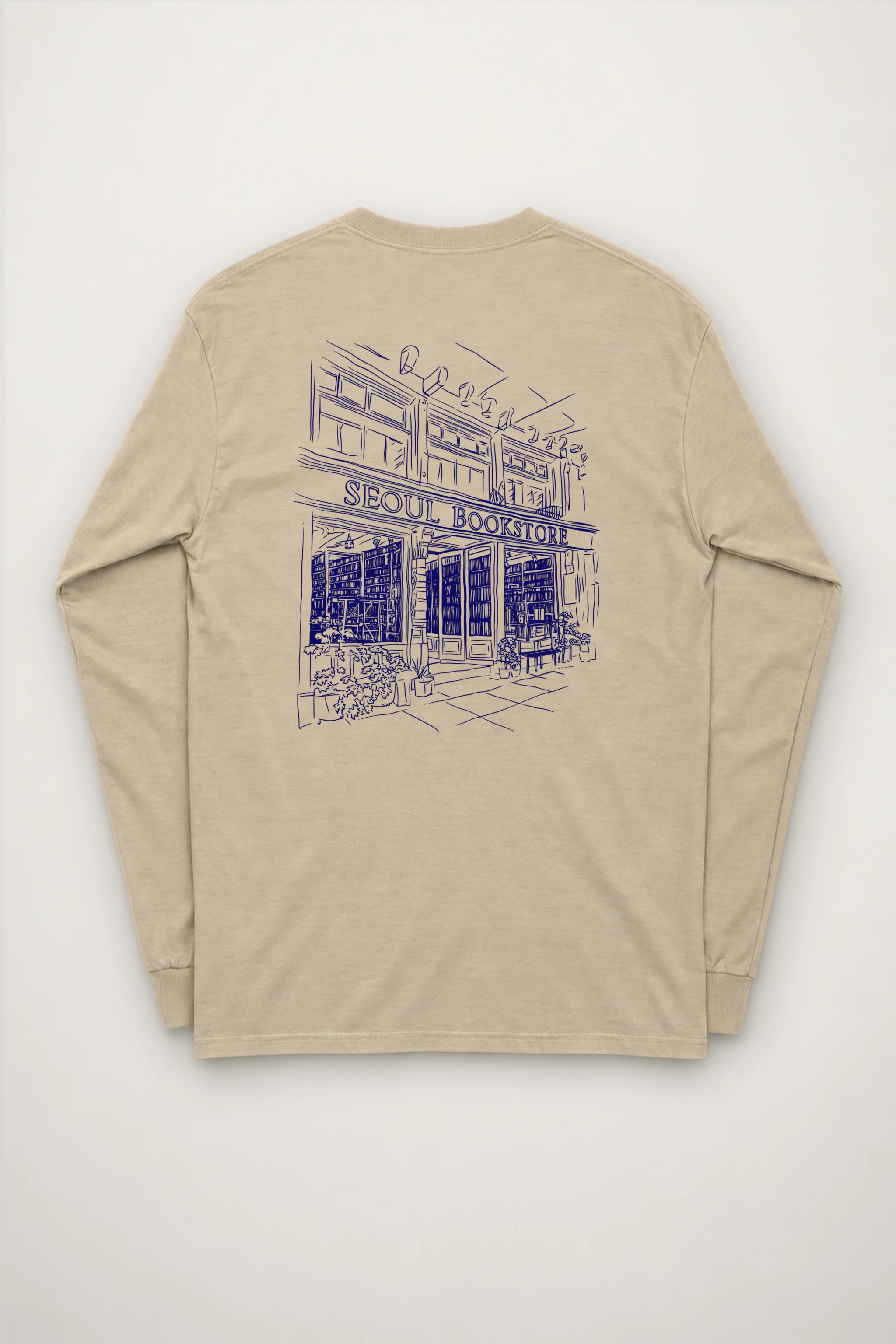 "Seoul Bookstore" Unisex Longsleeve T-shirt
