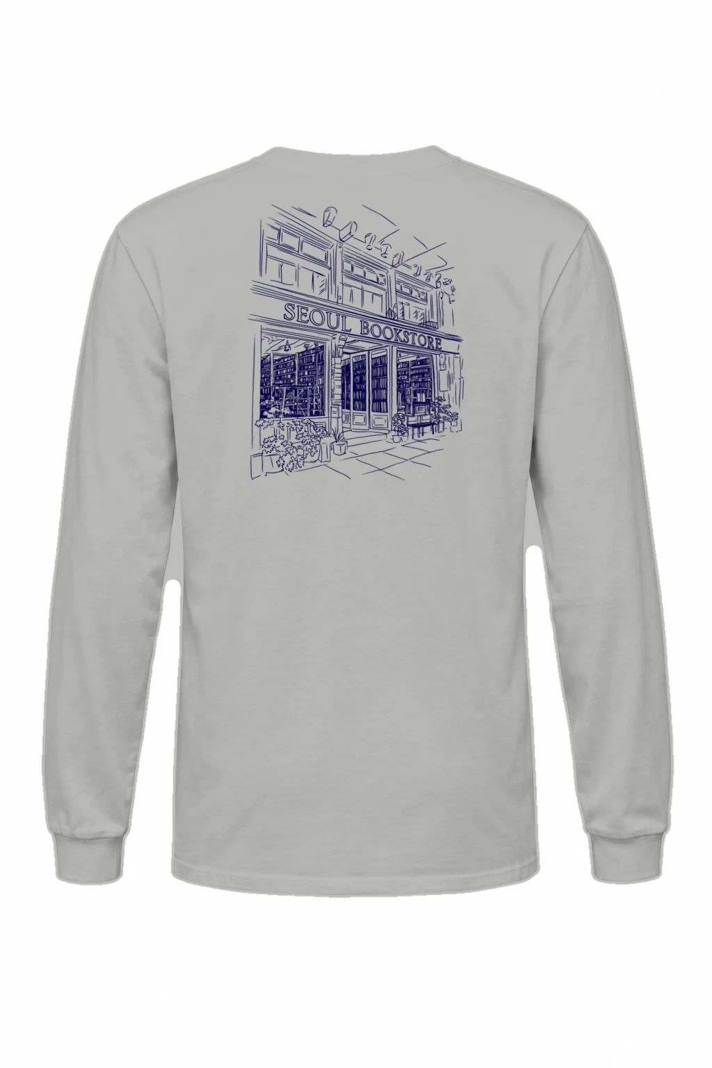 "Seoul Bookstore" Unisex Longsleeve T-shirt | Gildan 2400