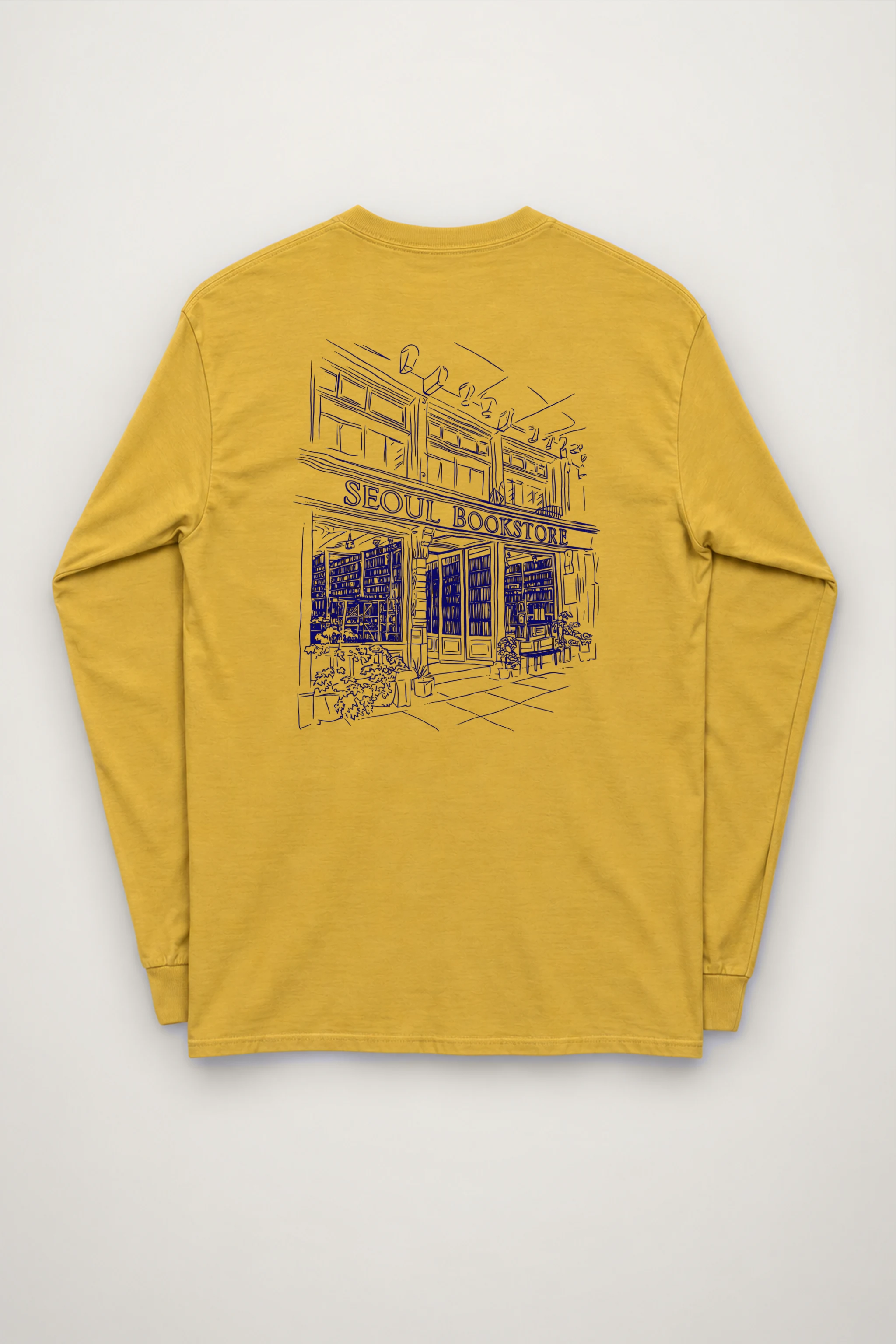 "Seoul Bookstore" Unisex Longsleeve T-shirt