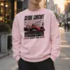 "Seoul Circuit Night Run" Heavy Blend Unisex Crewneck Sweatshirt | Gildan 18000