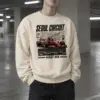 "Seoul Circuit Night Run" Unisex Sponge Fleece Crewneck Sweatshirt | Bella + Canvas 3901