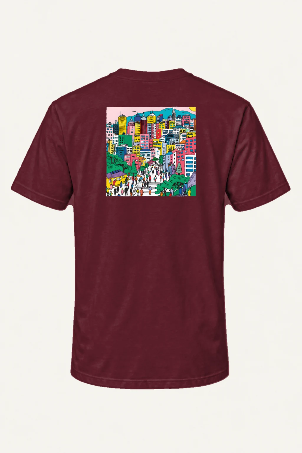 "Seoul City Rush" Heavyweight Unisex Crewneck T-shirt | Gildan 5000