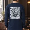 "Seoul City Sketch" Unisex Longsleeve T-shirt