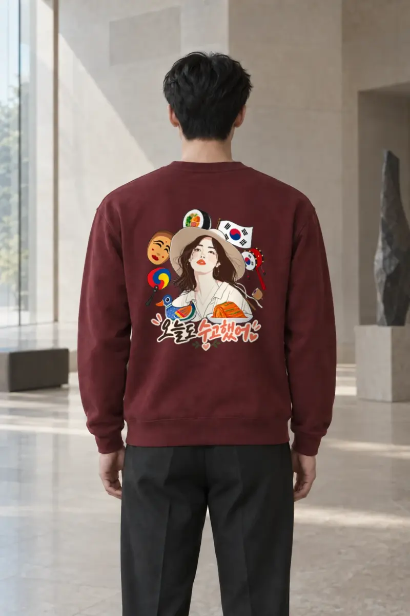 "Seoul Comfort Club" Heavy Blend Unisex Crewneck Sweatshirt | Gildan 18000