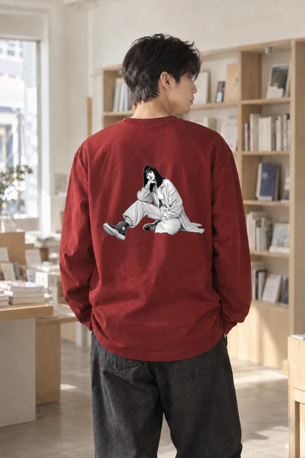 "Seoul Confidence" Unisex Longsleeve T-shirt | Gildan 2400