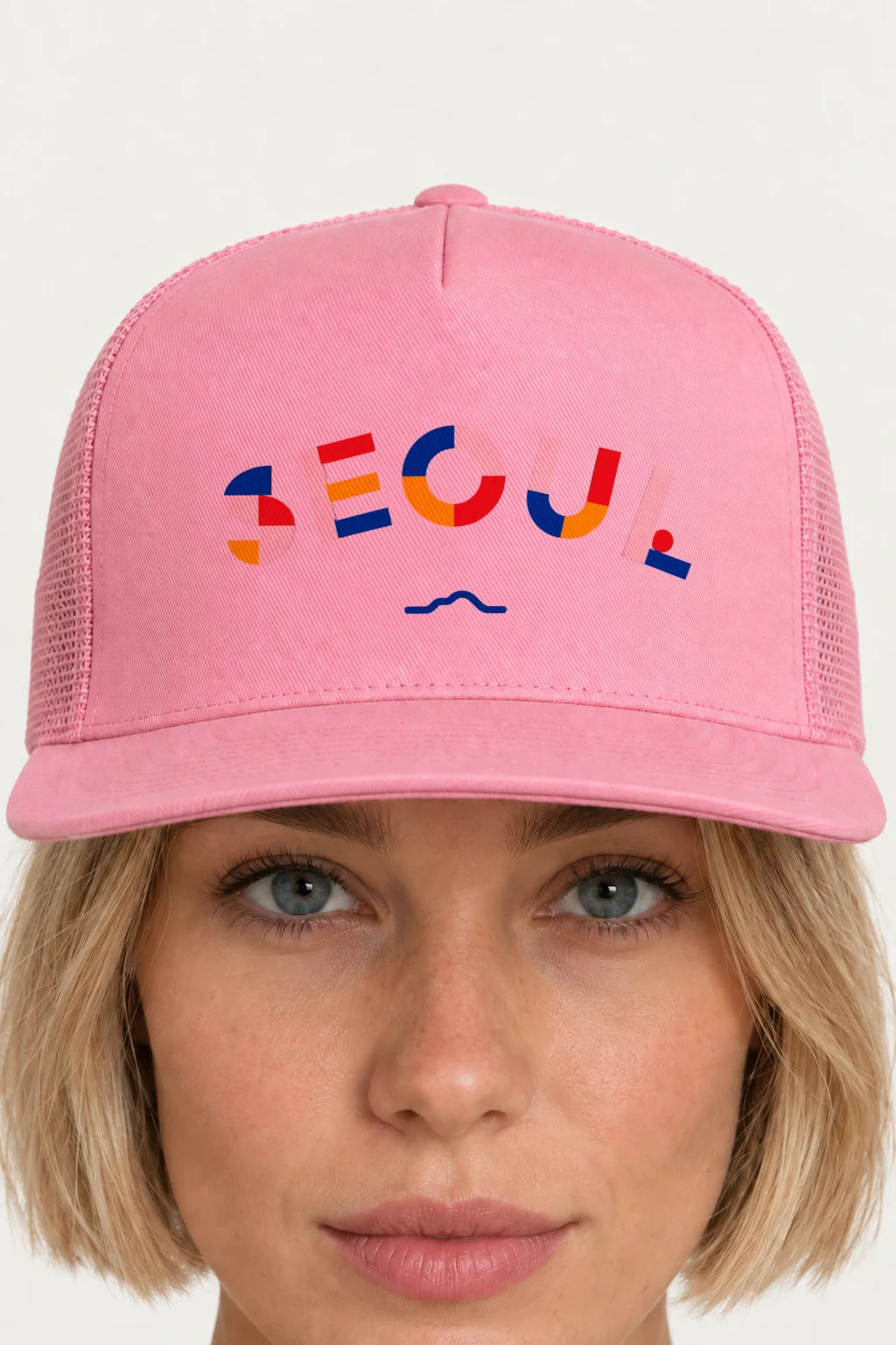 "Seoul Contour" 5 Panel Trucker Cap | Yupoong 6006