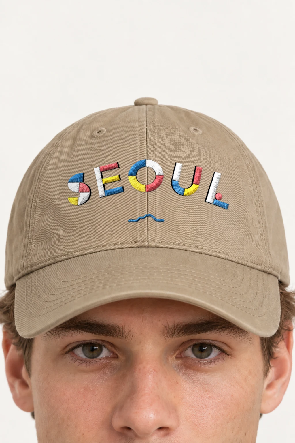 "Seoul Contour" Classic Dad Hat · Embroidered | Yupoong 6245CM