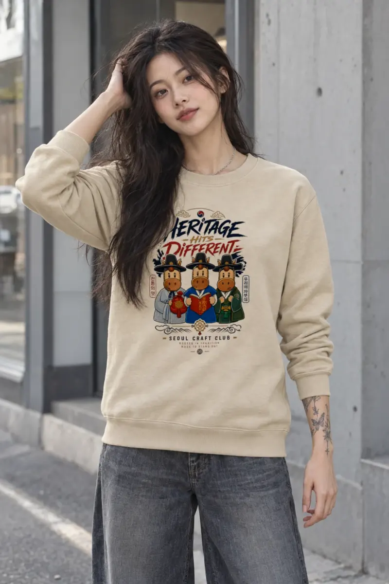 "Seoul Craft Club" Heavy Blend Unisex Crewneck Sweatshirt