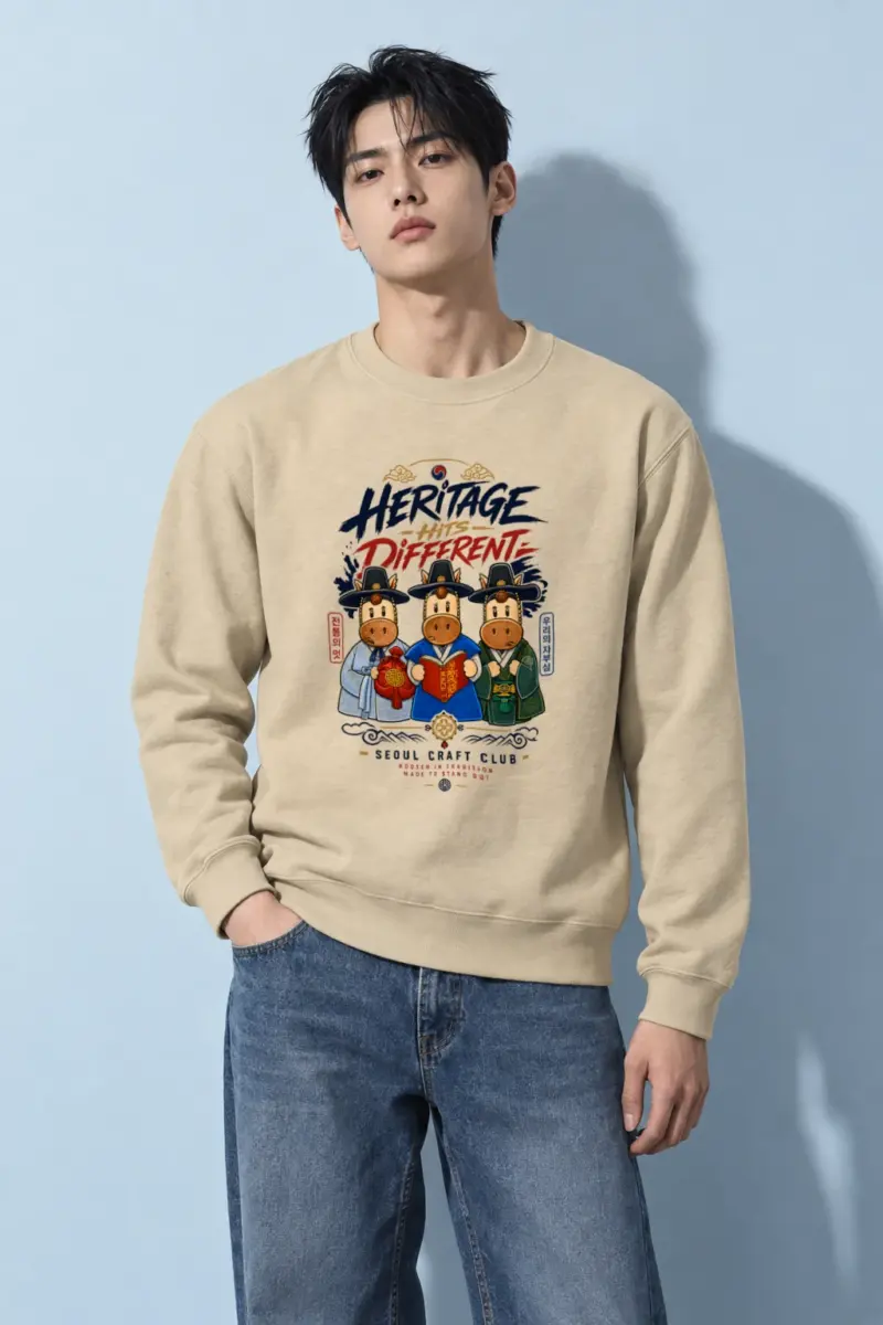 "Seoul Craft Club" Heavy Blend Unisex Crewneck Sweatshirt