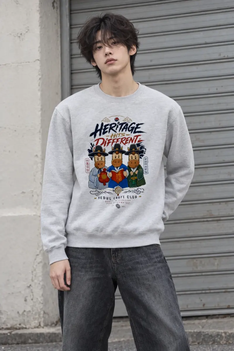 "Seoul Craft Club" Heavy Blend Unisex Crewneck Sweatshirt