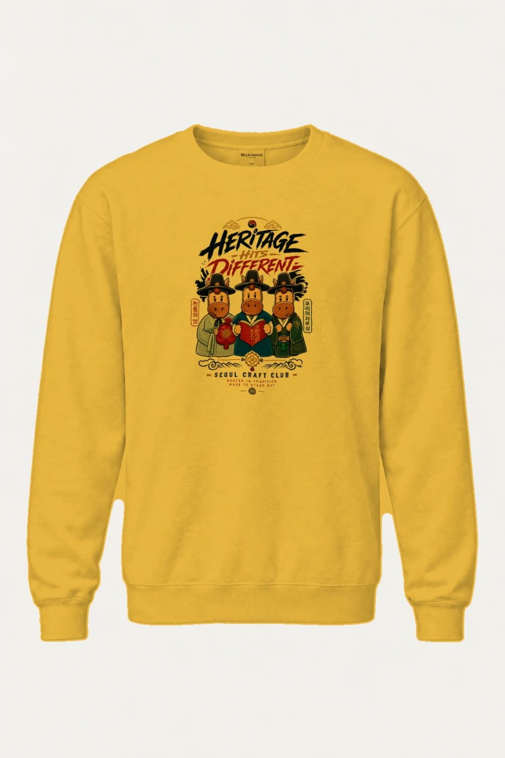 "Seoul Craft Club" Heavy Blend Unisex Crewneck Sweatshirt | Gildan 18000
