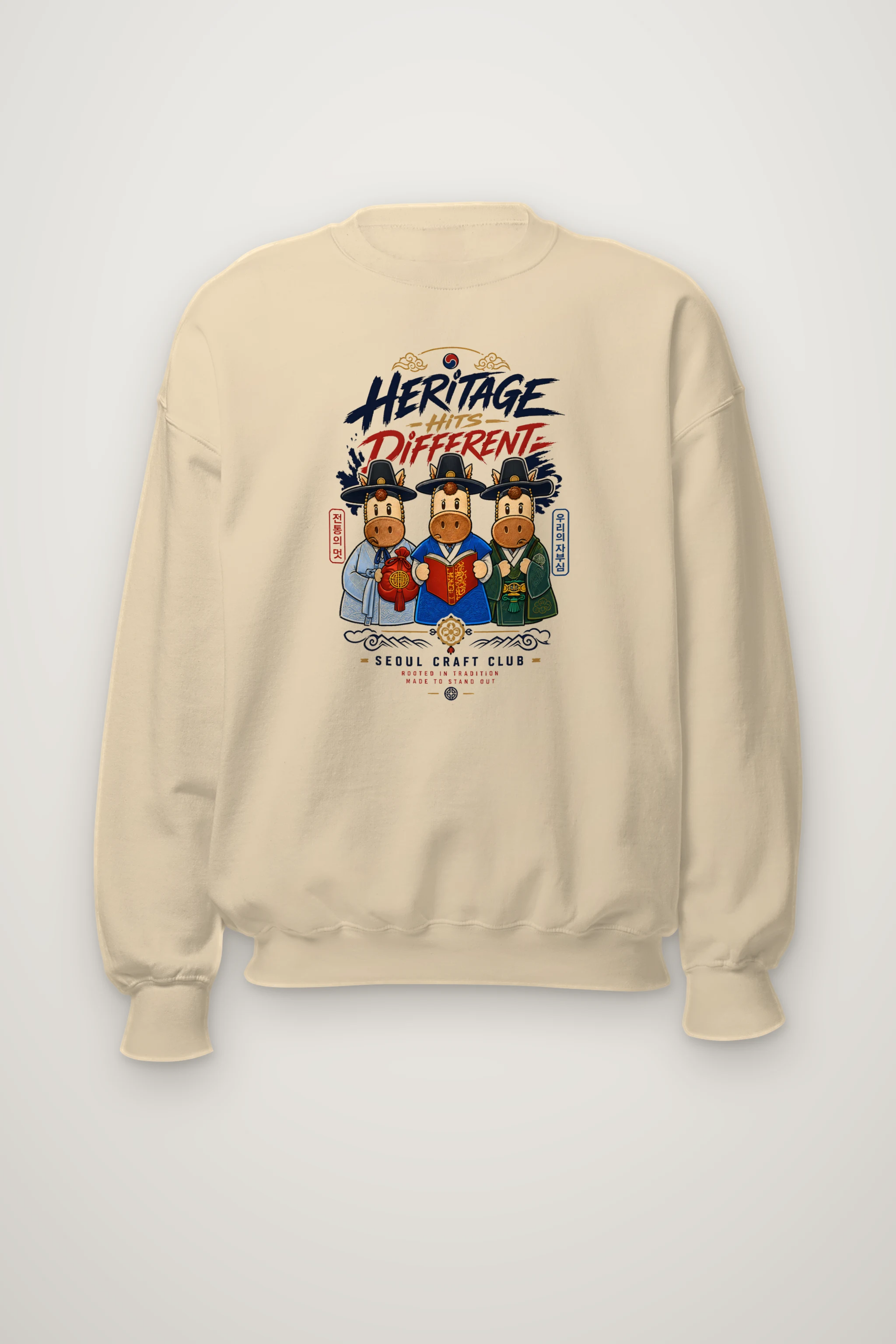 "Seoul Craft Club" Heavy Blend Unisex Crewneck Sweatshirt
