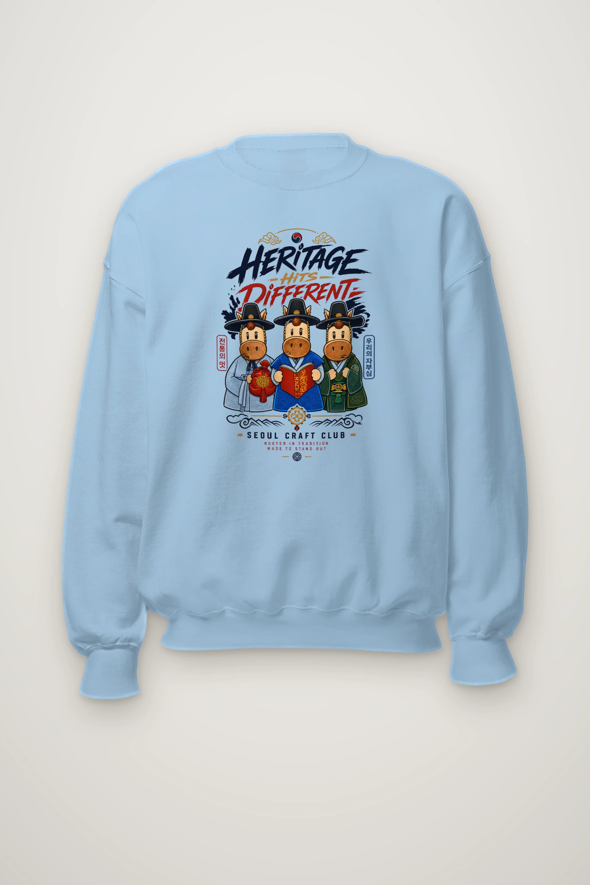 "Seoul Craft Club" Heavy Blend Unisex Crewneck Sweatshirt