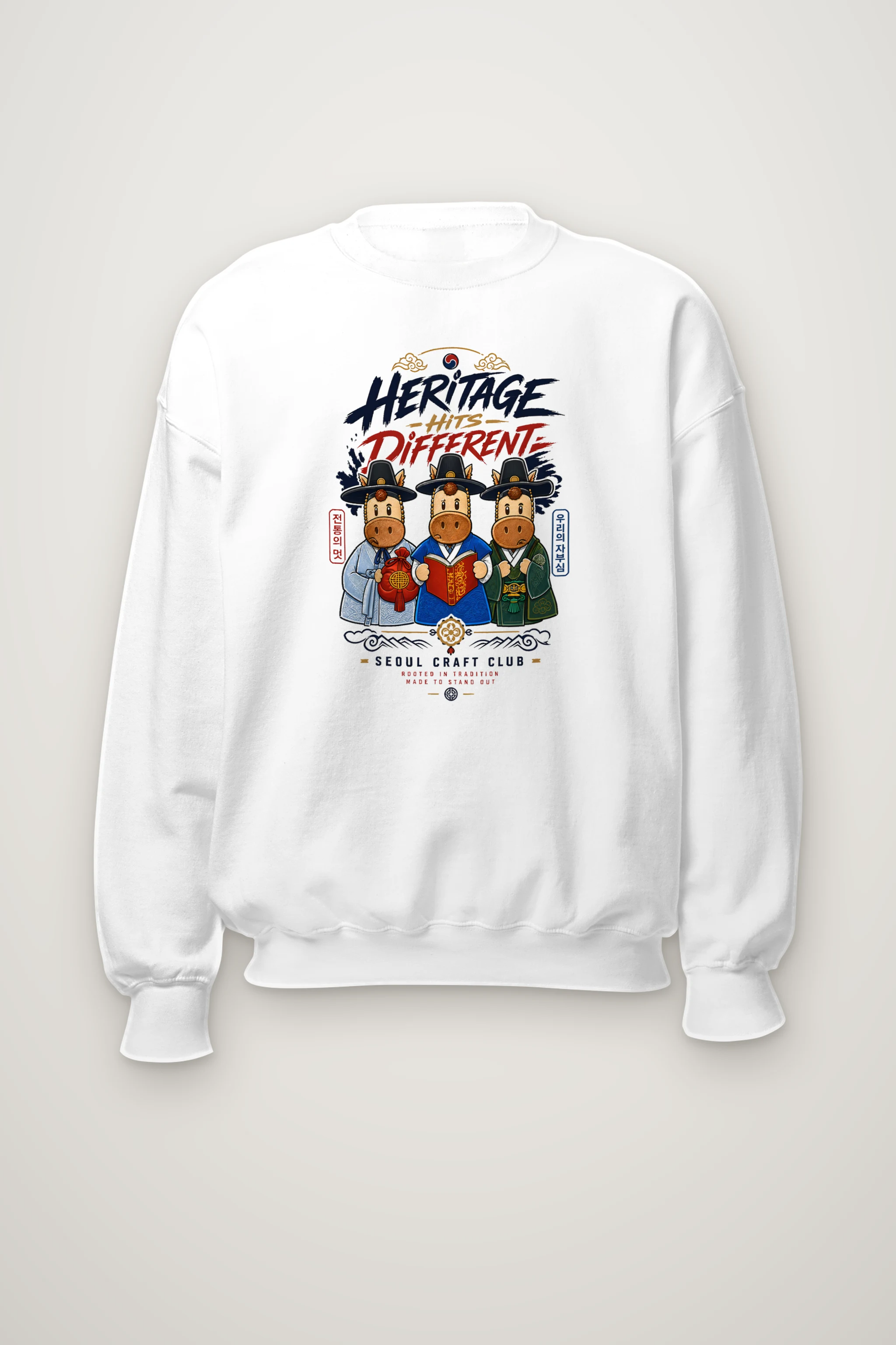 "Seoul Craft Club" Heavy Blend Unisex Crewneck Sweatshirt
