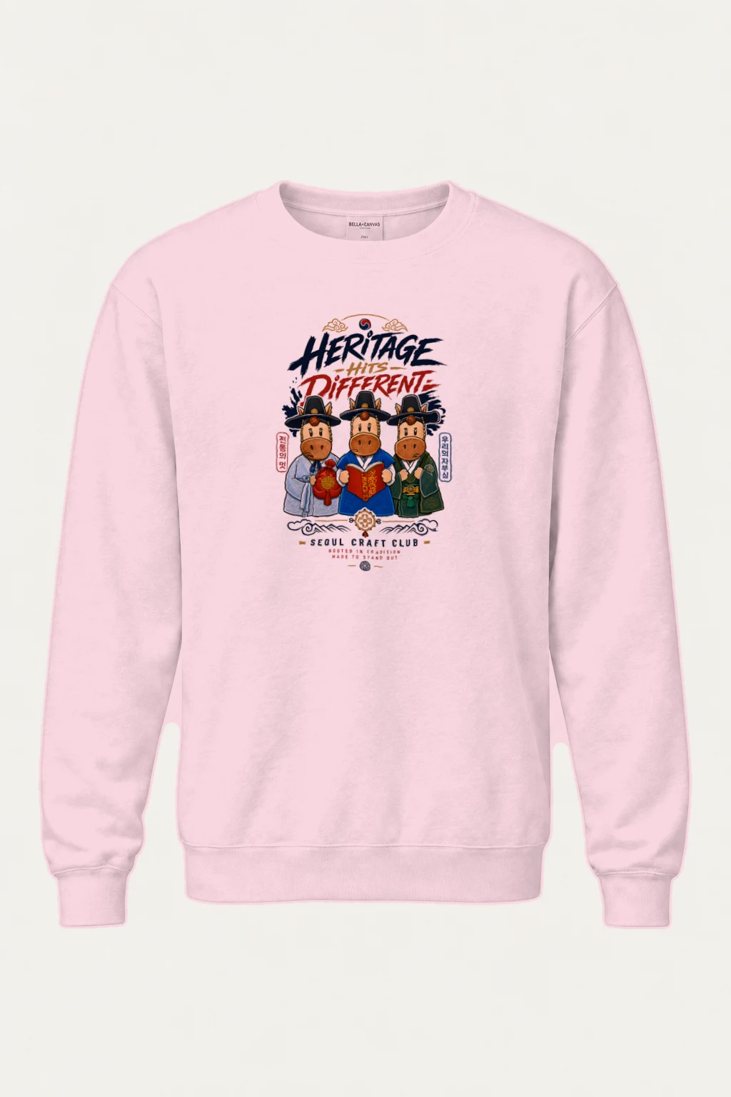 "Seoul Craft Club" Heavy Blend Unisex Crewneck Sweatshirt | Gildan 18000