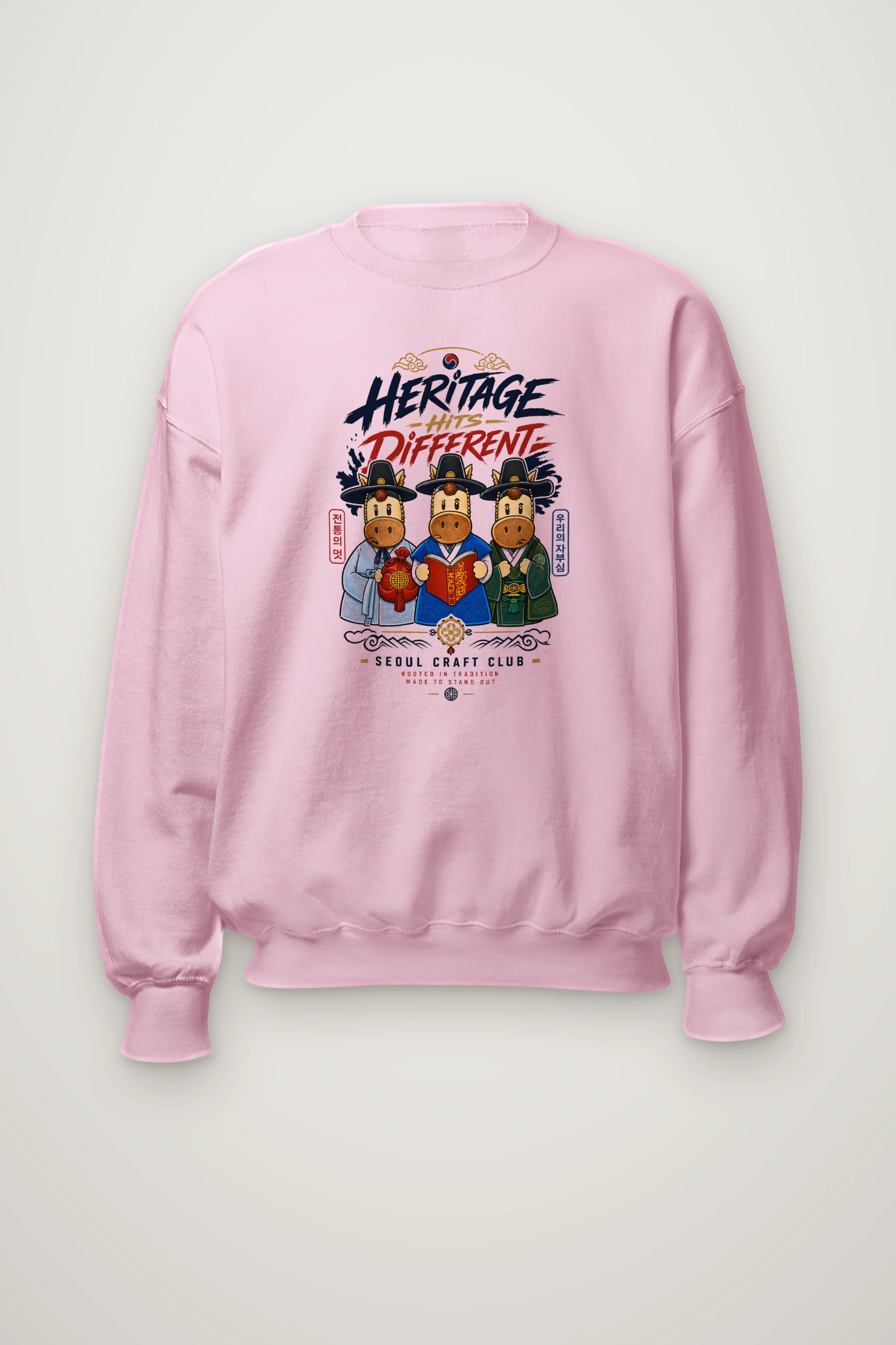 "Seoul Craft Club" Heavy Blend Unisex Crewneck Sweatshirt