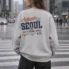 "Seoul Crew Athletic" Heavy Blend Unisex Crewneck Sweatshirt | Gildan 18000