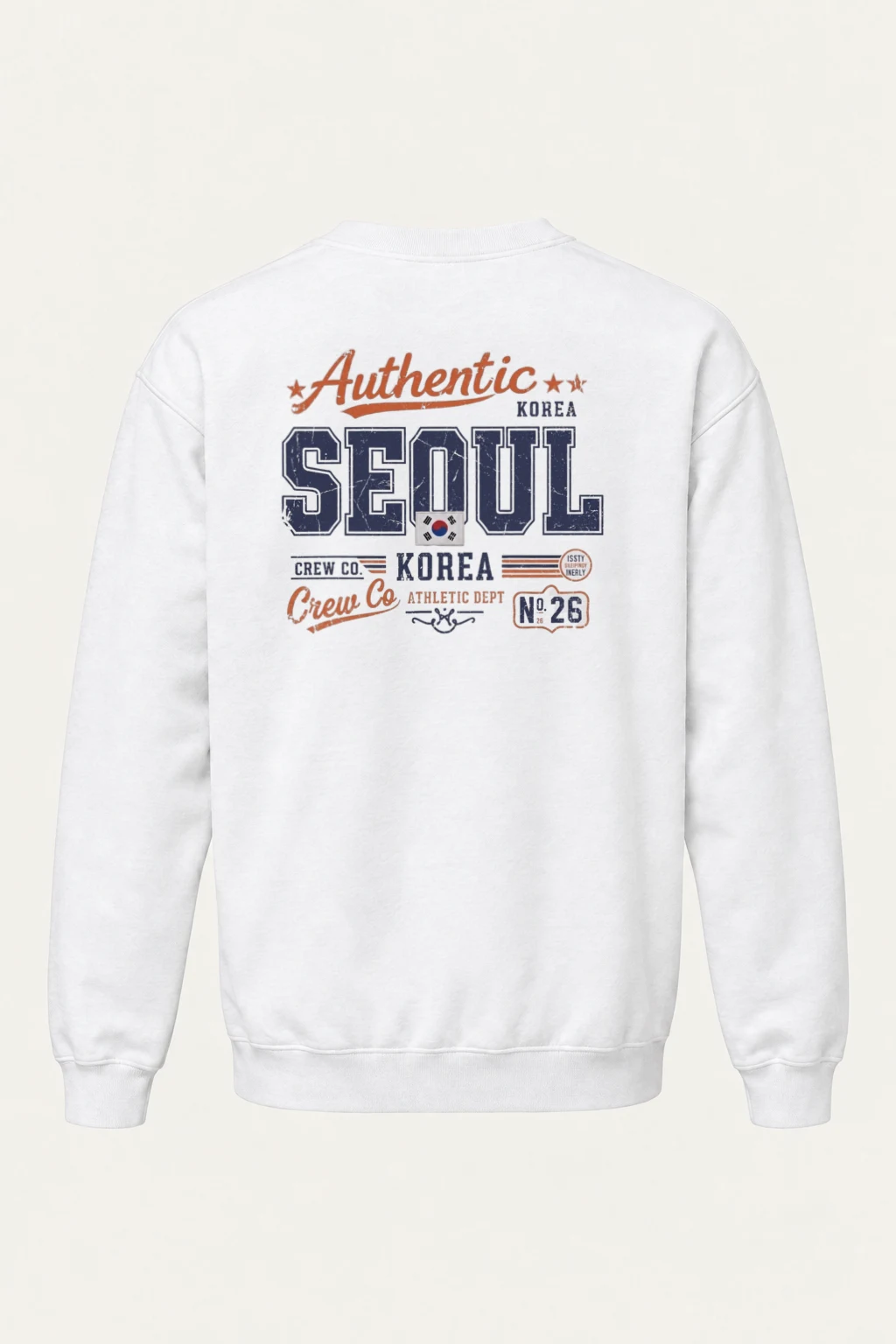 "Seoul Crew Athletic" Heavy Blend Unisex Crewneck Sweatshirt | Gildan 18000