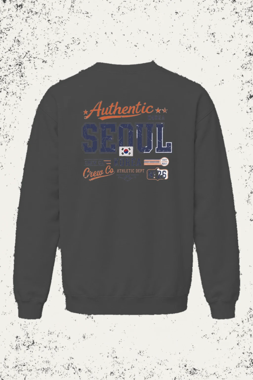 "Seoul Crew Athletic" Heavy Blend Unisex Crewneck Sweatshirt | Gildan 18000