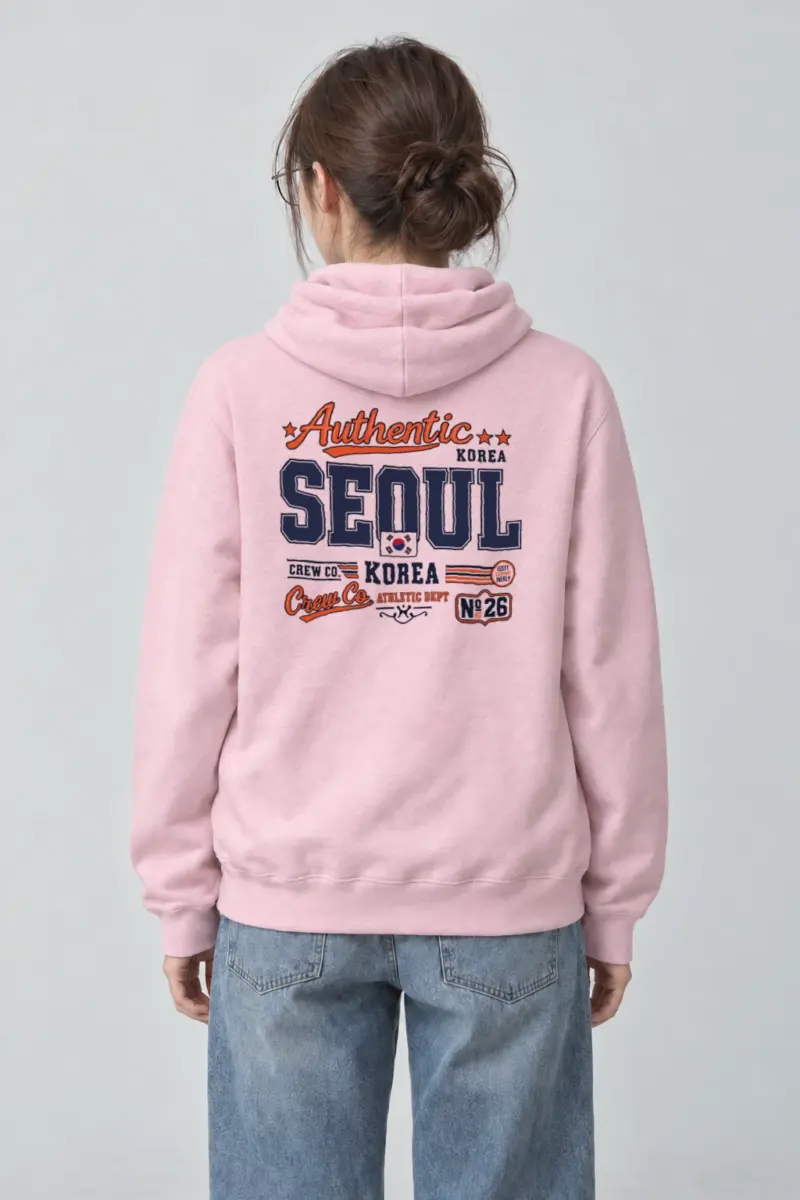 "Seoul Crew Athletic" Heavy Blend Unisex Pullover Hoodie
