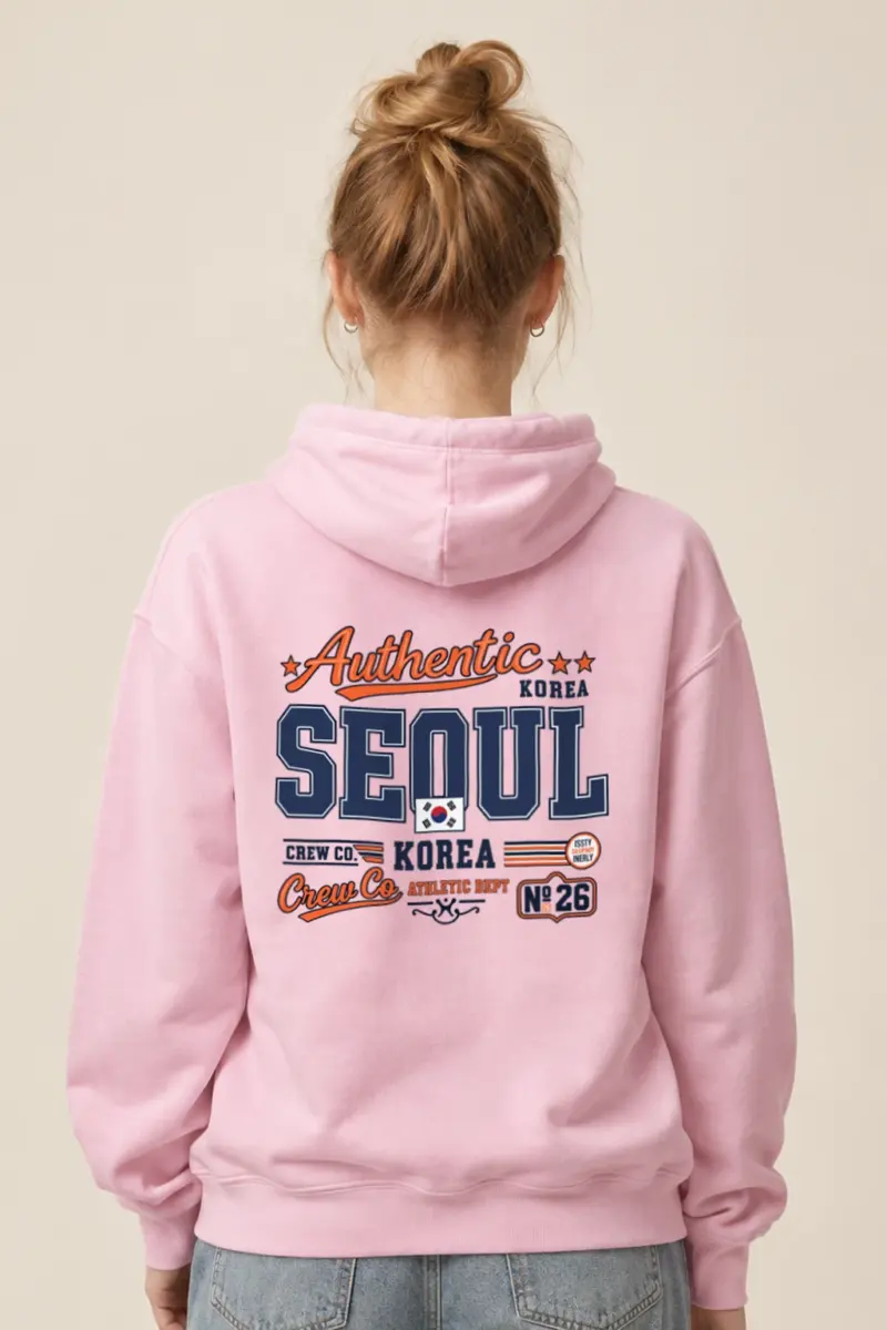 "Seoul Crew Athletic" Heavy Blend Unisex Pullover Hoodie