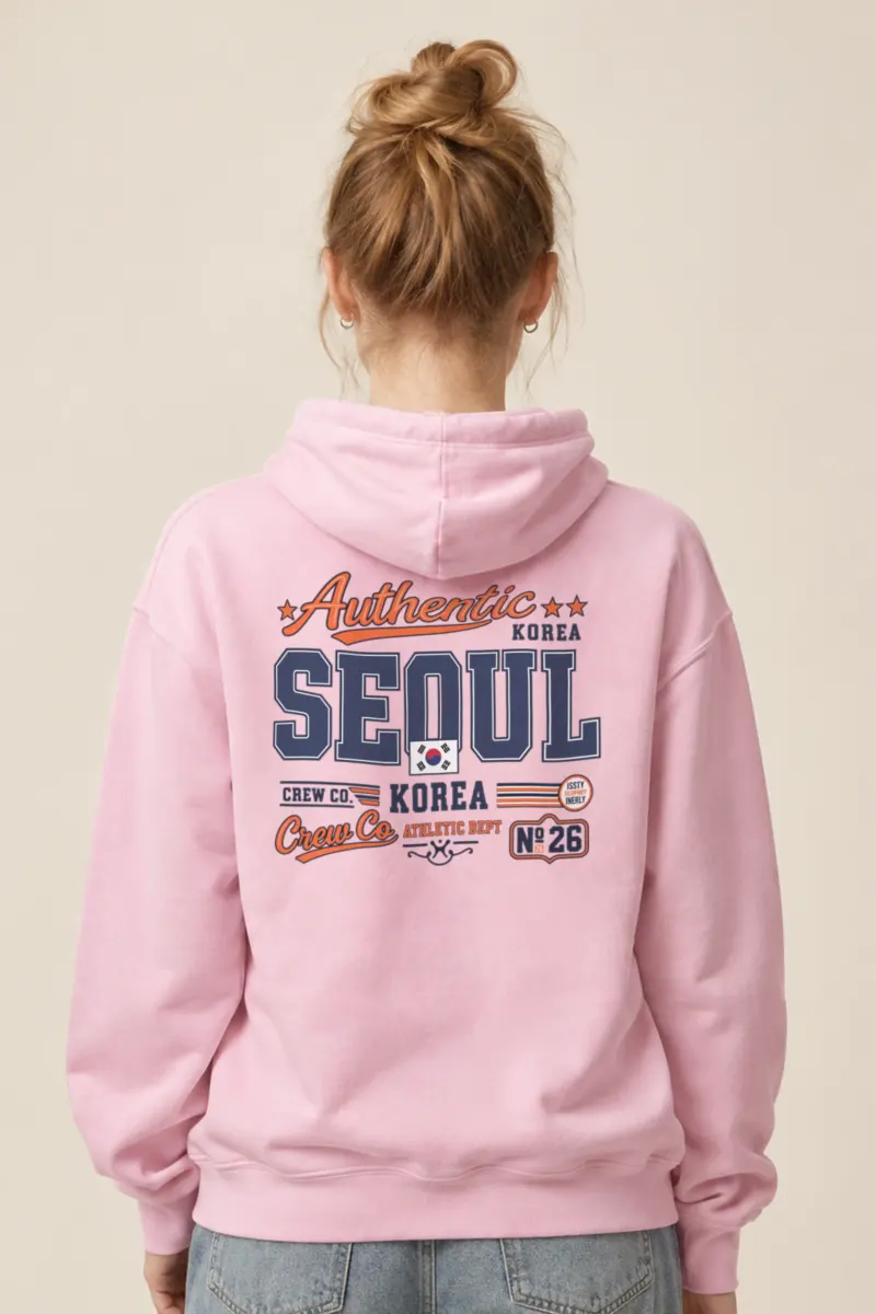 "Seoul Crew Athletic" Heavy Blend Unisex Pullover Hoodie