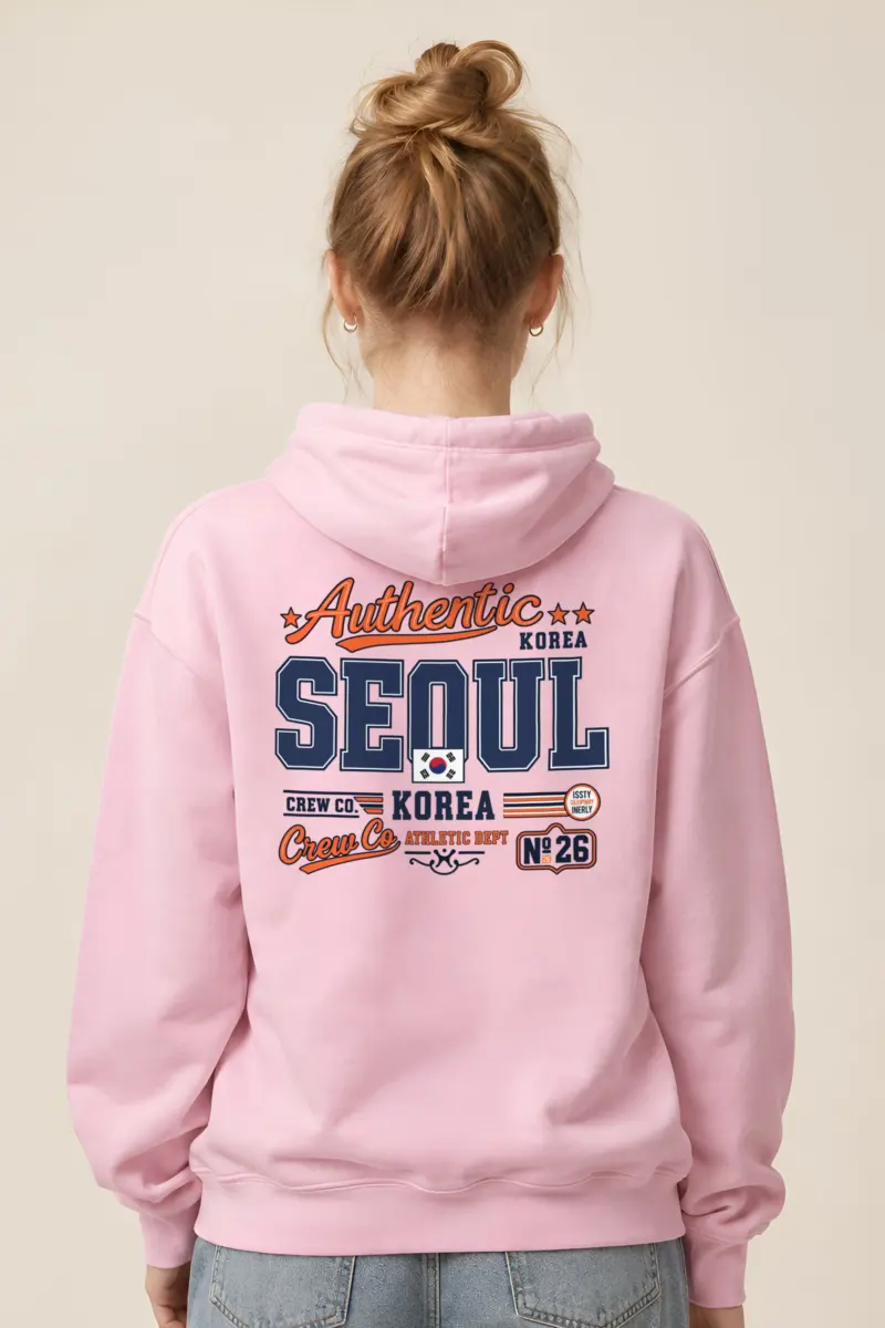 "Seoul Crew Athletic" Heavy Blend Unisex Pullover Hoodie