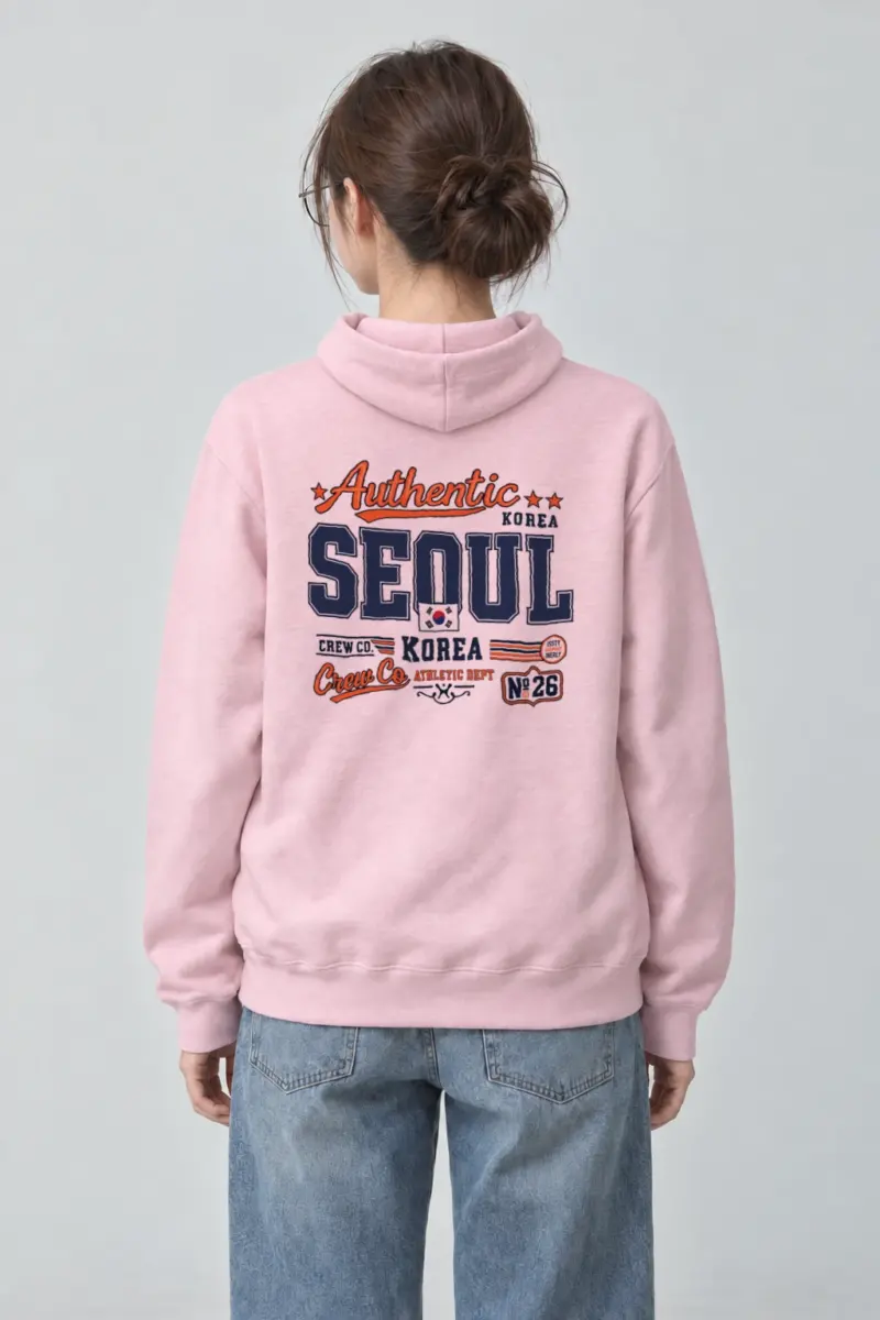 "Seoul Crew Athletic" Heavy Blend Unisex Pullover Hoodie
