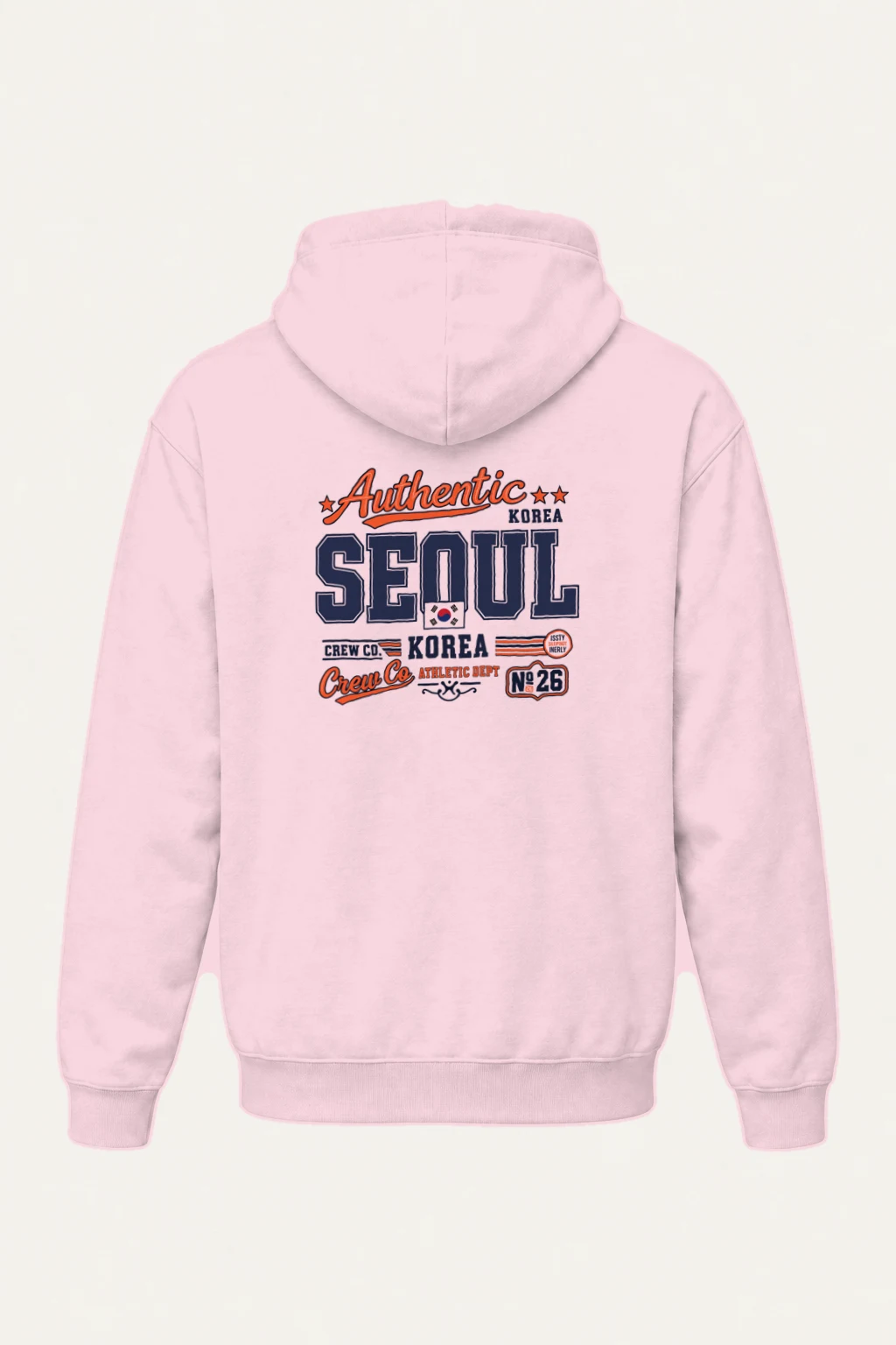 "Seoul Crew Athletic" Heavy Blend Unisex Pullover Hoodie | Gildan 18500