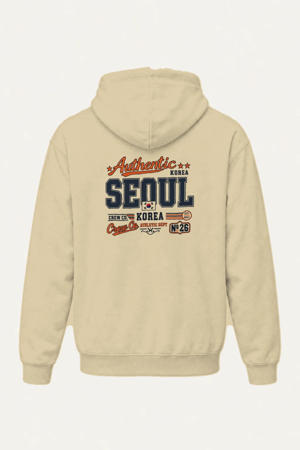 "Seoul Crew Athletic" Heavy Blend Unisex Pullover Hoodie | Gildan 18500