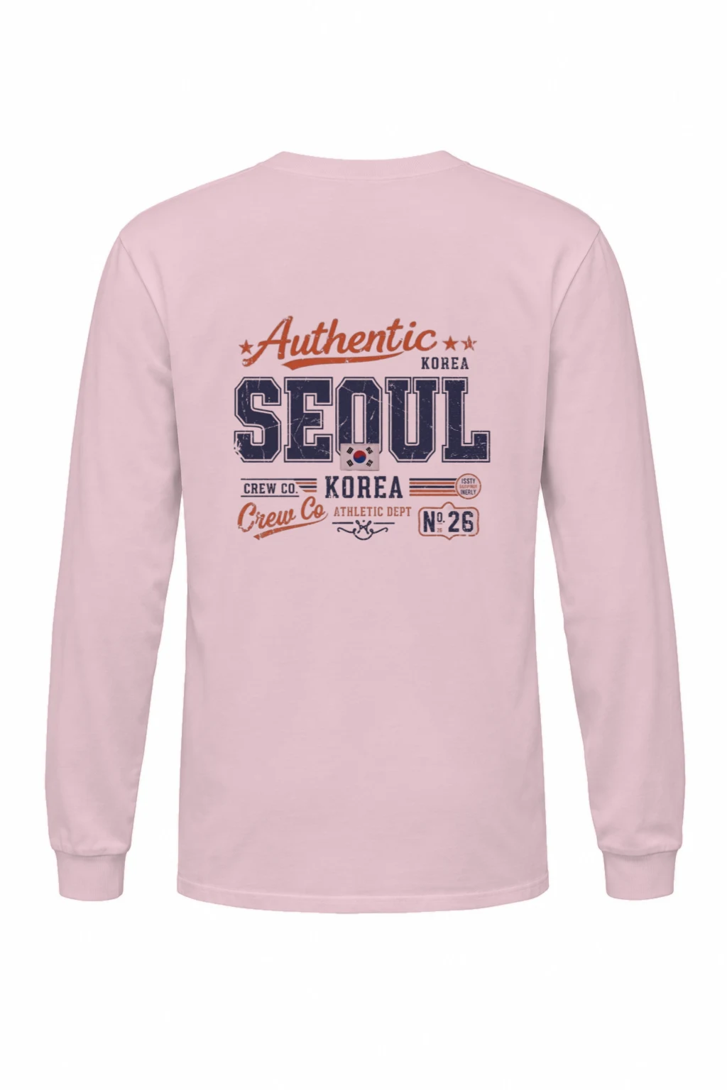 "Seoul Crew Athletic" Unisex Longsleeve T-shirt | Gildan 2400