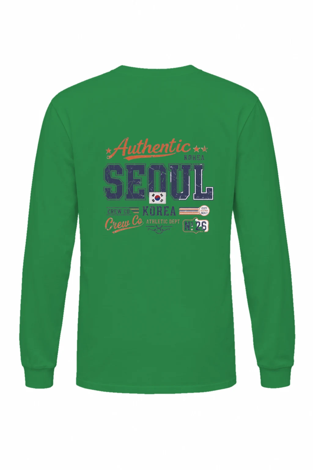 "Seoul Crew Athletic" Unisex Longsleeve T-shirt | Gildan 2400