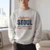 "Seoul Denim Athletic" Heavy Blend Unisex Crewneck Sweatshirt | Gildan 18000
