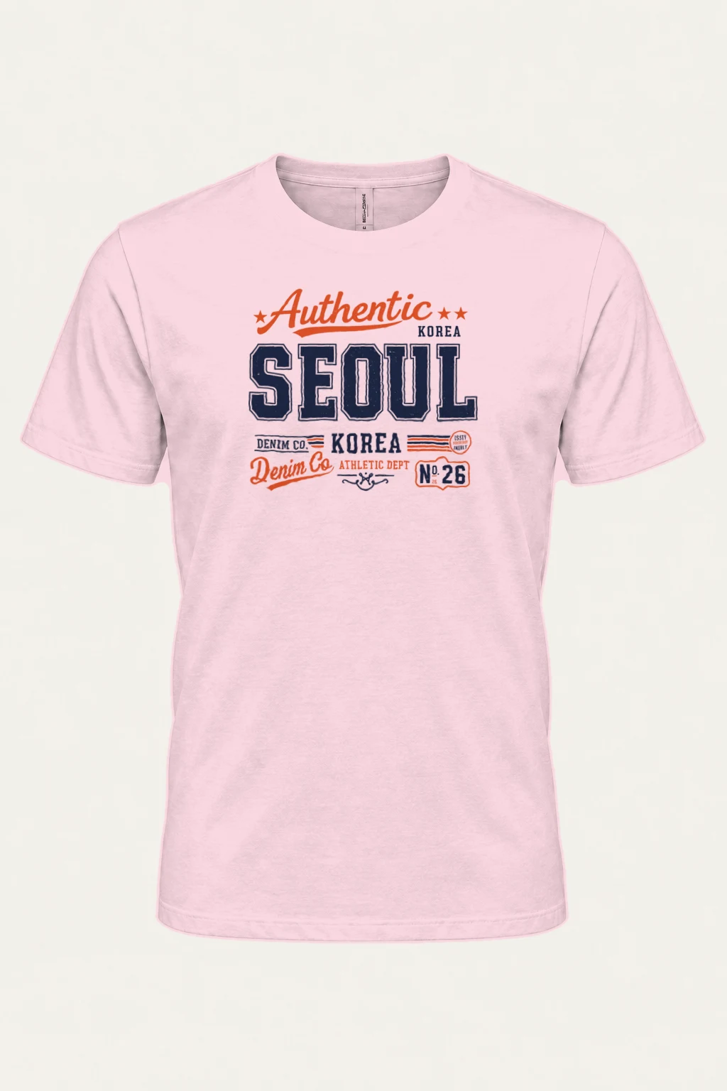 "Seoul Denim Co." Heavyweight Unisex Crewneck T-shirt | Gildan 5000