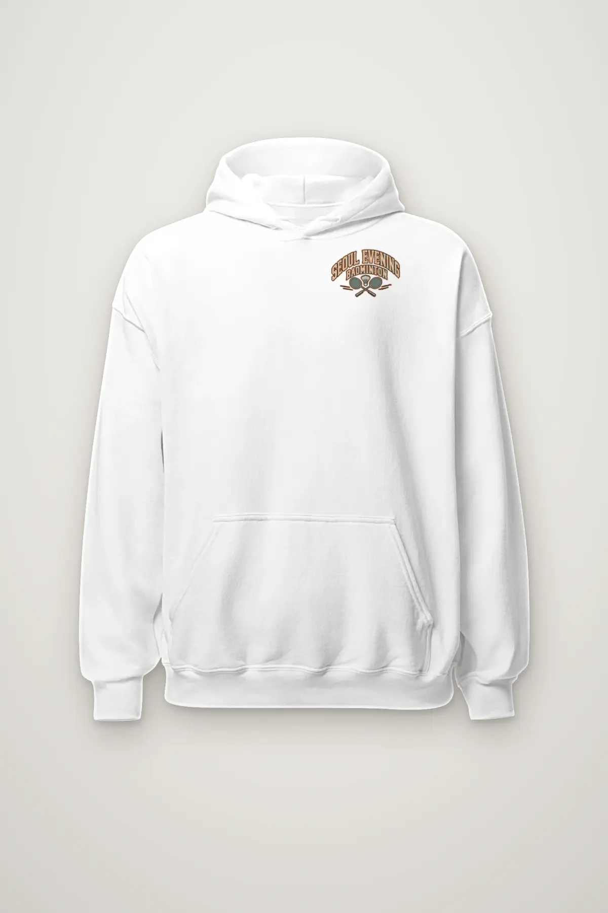 "Seoul Evening Badminton" Heavy Blend Unisex Pullover Hoodie