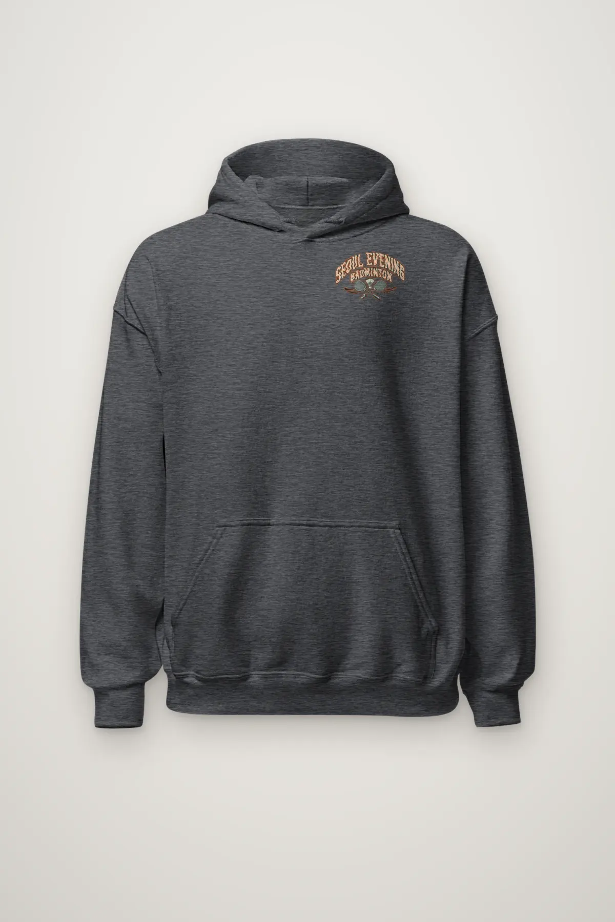 "Seoul Evening Badminton" Heavy Blend Unisex Pullover Hoodie
