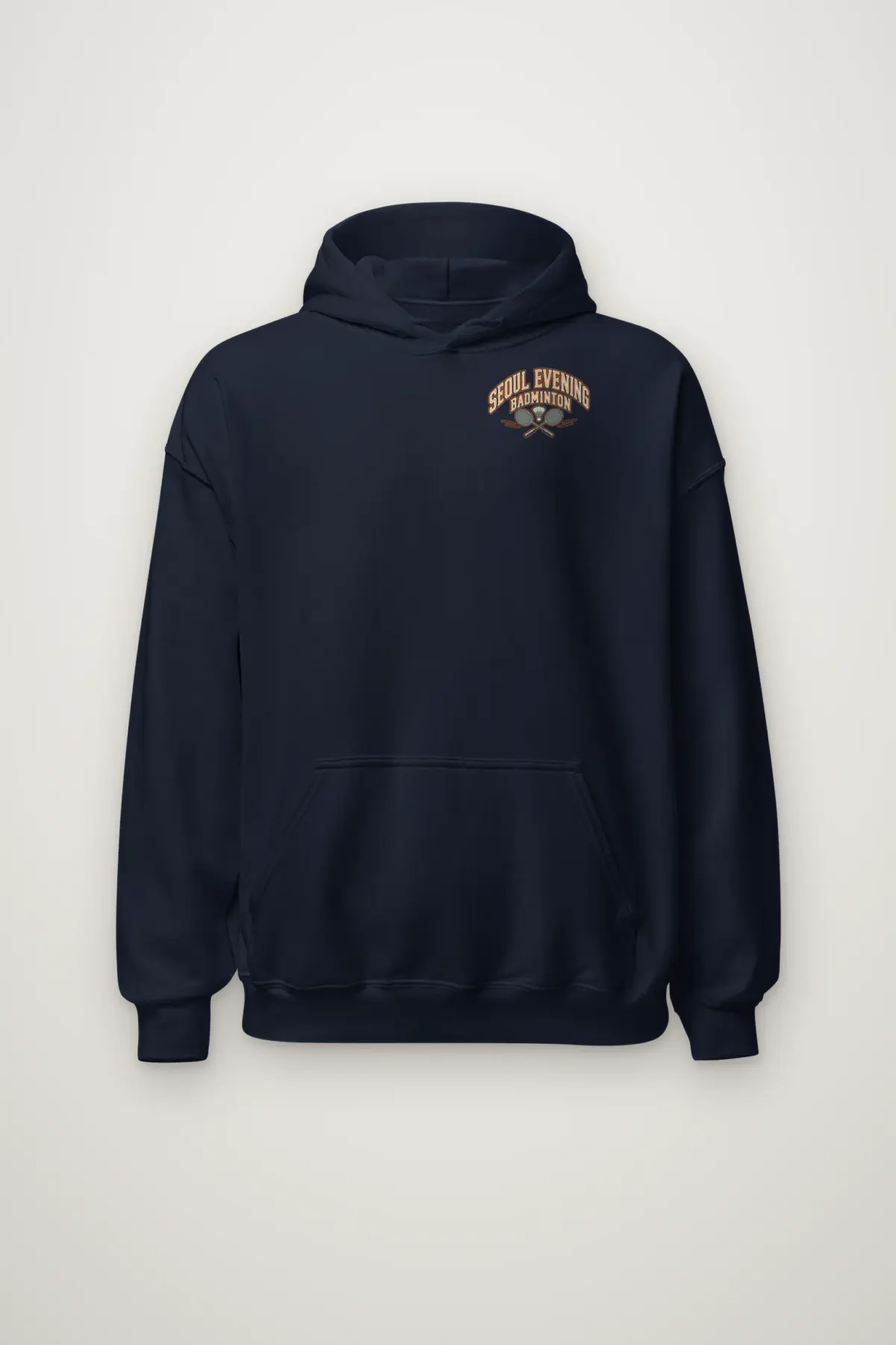 "Seoul Evening Badminton" Heavy Blend Unisex Pullover Hoodie